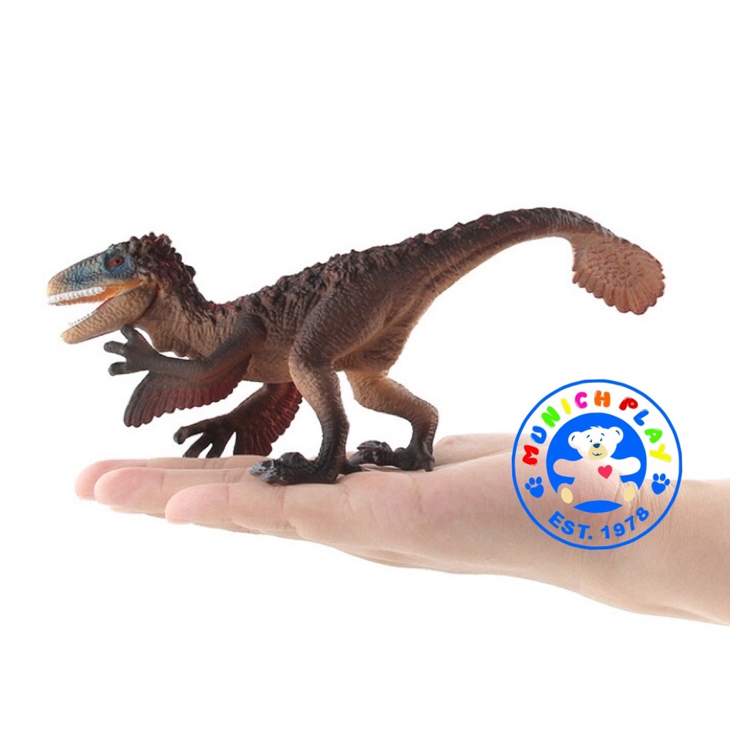 Munich Play - โมเดล ไดโนเสาร์ Utahraptor ขนาด 22.00 CM (จากหาดใหญ่)