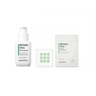 Innisfree Retinol Cica Repair Ampoule 10ml, 30ml, 50ml / Special Set / Focusing Patch (9Patches)