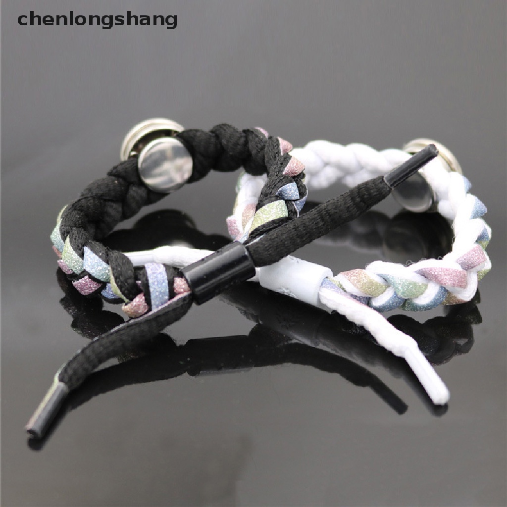 【chenlongshang】 Ukraine Flag Bracelet Handmade Braided Rope Paracord