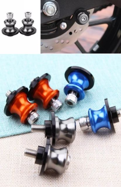 สปูนยกรถ ขนาดM8 สีแดง สีดำ และสีเขียว สำหรับ Ninja 400/z650(2017)