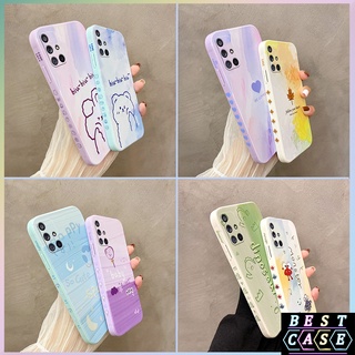 เคส Samsung A71 เคสโทรศัพท์ A71 4g เคสน่ารัก ป้องกันกล้อง เคสเต็มรูปแบบ เคสโทรศัพท์ ลายด้านข้าง เคสนิ่ม เคสโทรศัพท์