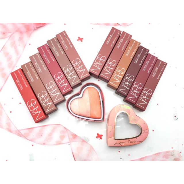 เซตลิป NARS 12 แท่ง 💢ฟรี💢บลัชออน