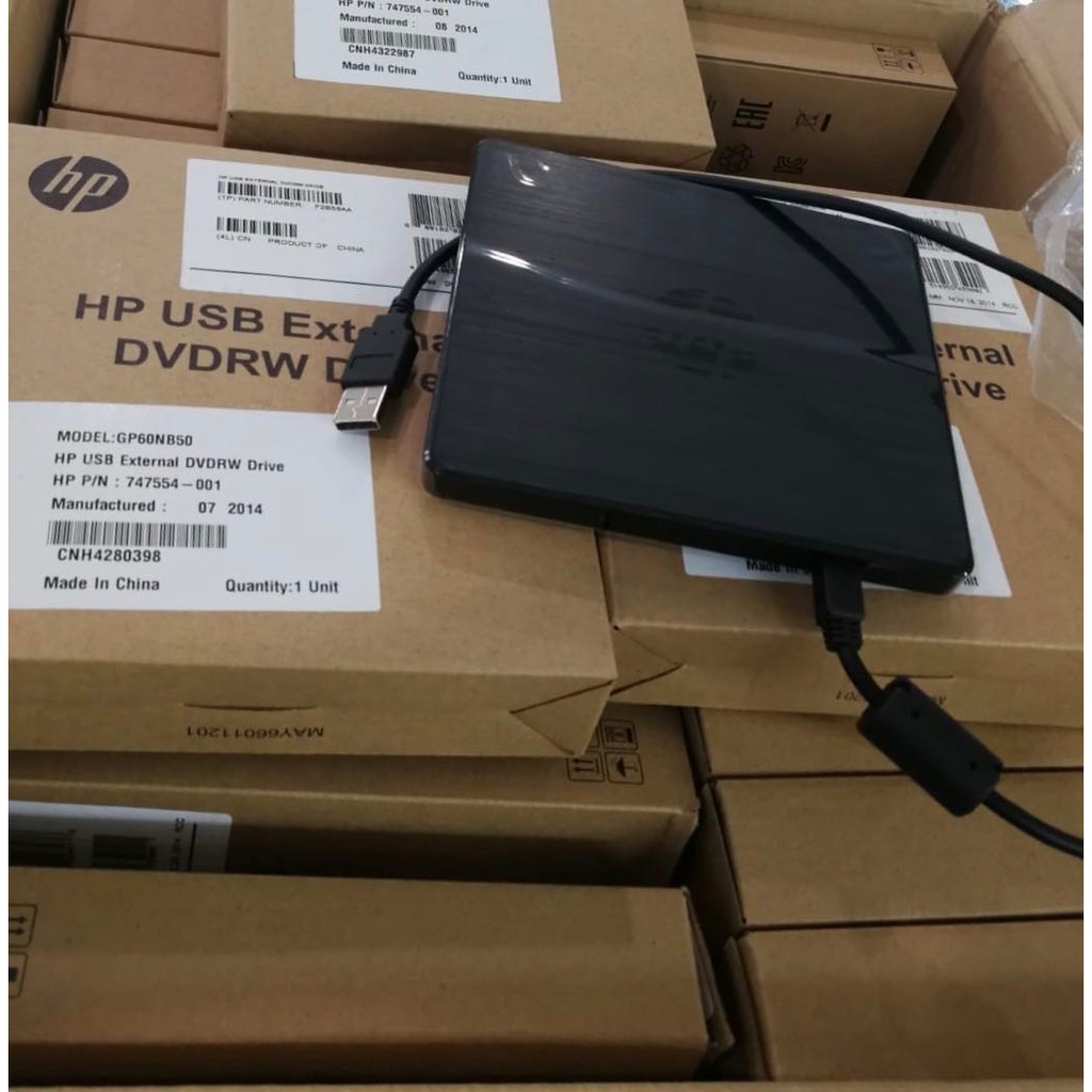 ดีวีดีภายนอก HP usb ใหม่ RW cd RW