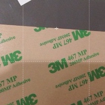 สติ๊กเกอร์สําหรับกาวแผ่นความร้อนเพิ่มบนตัดสําเร็จ 3M 467MP 200MP