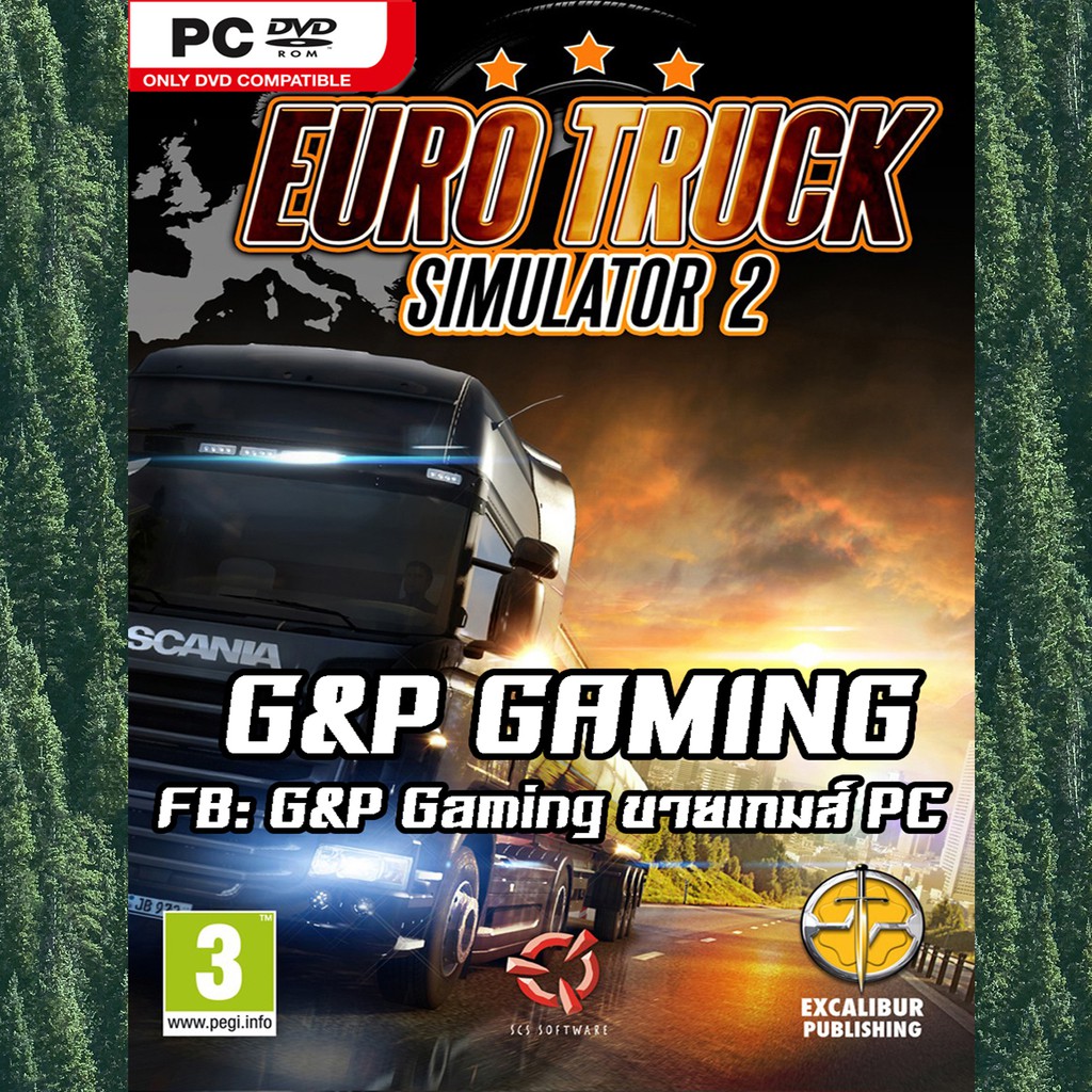 [PC GAME] แผ่นเกมส์ Euro Truck Simulator 2 PC (v1.48.5.72s + 85 DLCs)