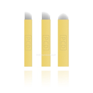 [พร้อมส่ง] อุปกรณ์สักคิ้วถาวร PCD Lamina Agulhas Tebori 18 U 3D 100 ชิ้น