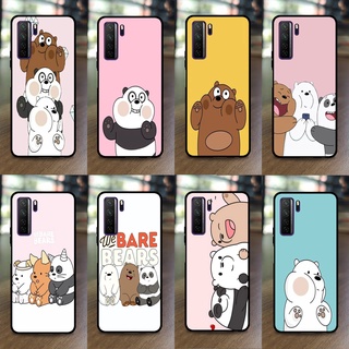 เคส Huawei Nova 7SE ลายสามหมีจอมป่วน ขอบนิ่มหลังแข็ง เคสมือถือ เคสโทรศัพท์ Case เคส TPU ขอบนิ่มหลังแข็ง ไม่ขูดตัวเครื่อง