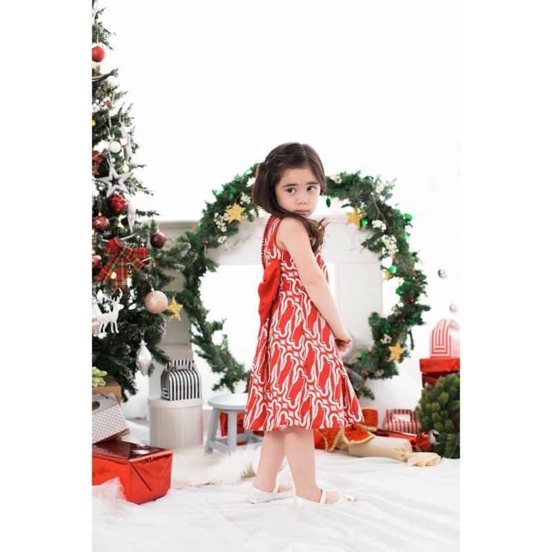 ชุดเดรสผ้าบาติกเด็กผู้หญิง Bekids Pearly