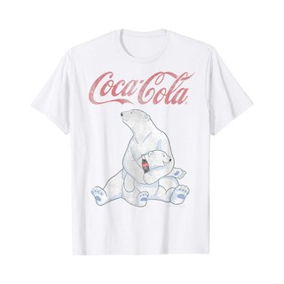 เสื้อยืดลายกราฟฟิก Coca-Cola สไตล์วินเทจ