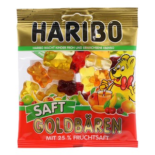 ฮาริโบ้โกลด์บาร์เรนกัมมี่ผสมน้ำผลไม้ 85กรัม Haribo Gold Barren Gummy with Fruit Juice 85g.