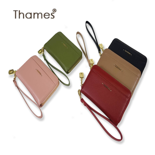 Thames กระเป๋าสตางค์หนังแท้ กระเป๋าใส่ธนบัตร Wallets-TH60277