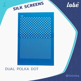 ซิลค์ สกรีนสำหรับทำเครื่องประดับ DIY/ ซิลค์ สกรีนพิมพ์ลาย/ Polka Dots Silk Screen/ Moiko Silk Screen