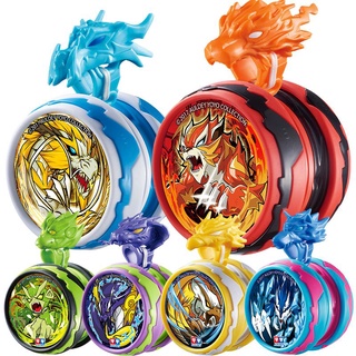 T i ch  ✨Yo-yo Firepower Youth King 6 Yo-Yo Hero Audi เพชรคู่ Phantom Sky War Tiger เรืองแสง สําหรับเด็ก