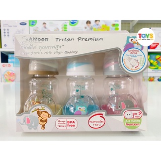 ขวดนม 5 ออนซ์ แพ็ค 3 ขวด  ATTOON TRITAN PREMIUM 🍼🍼