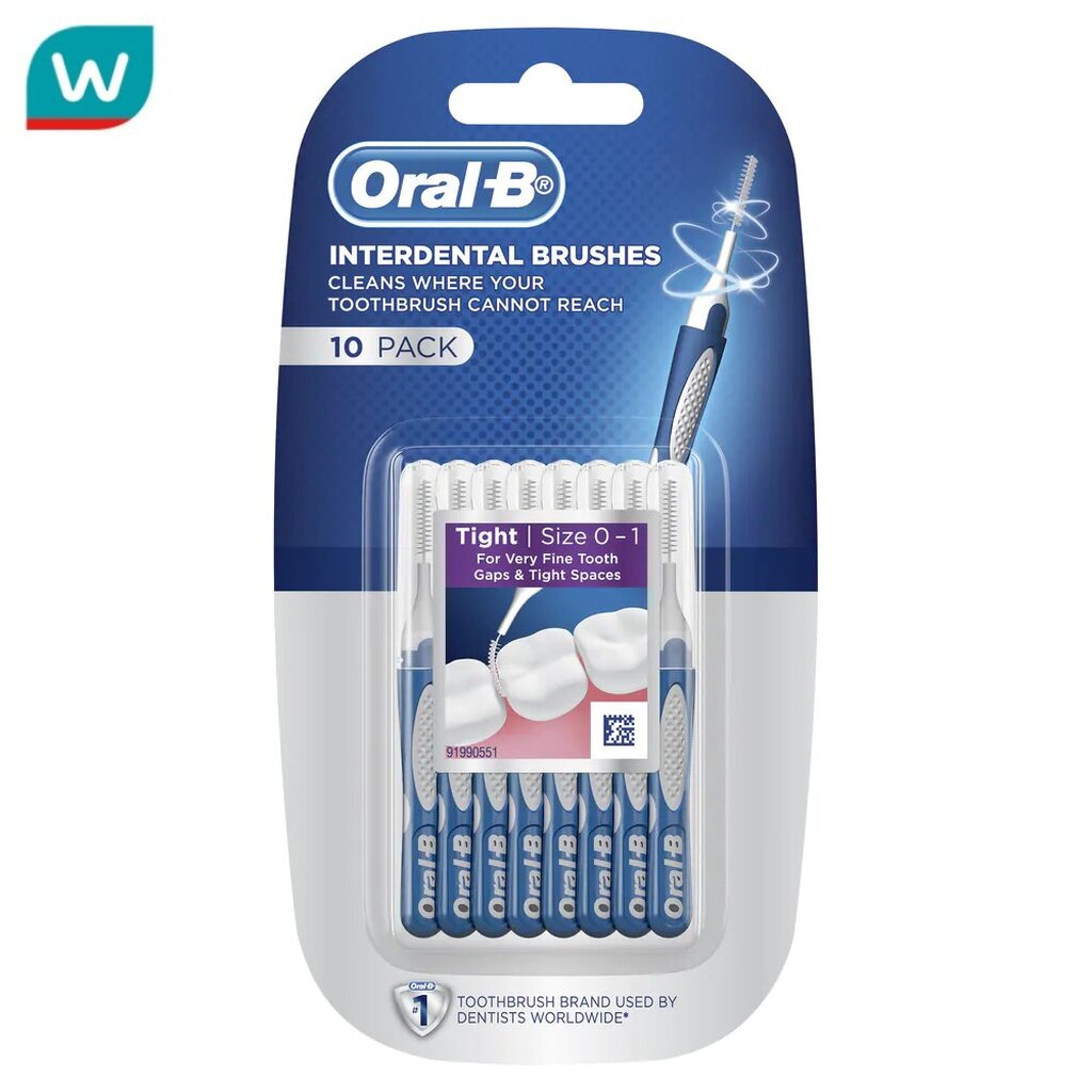 Oral-B ออรัล-บี อินเตอร์เดนทอล บรัช 10 ชิ้น