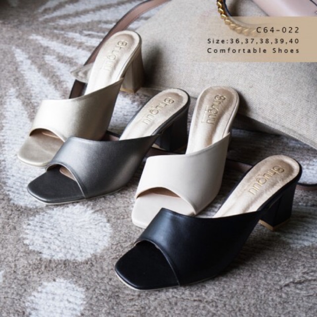 รองเท้าส้นหนา c64-022