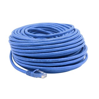 สาย LAN สาย LAN CAT6 FIBRECONNEX 35 ม. สีฟ้า สายไฟ งานระบบไฟฟ้า LAN CABLE FIBRECONNEX CAT6 35M BLUE