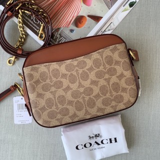 Coach Camera Bag In Signature Canvas