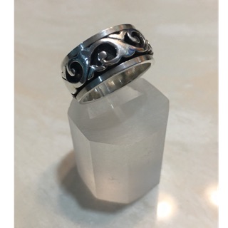 แหวนเงินแท้ แหวนหมุนได้ (spinner ring) เงินแท้ 925 (RS020)