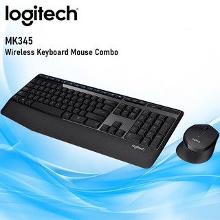 ⚡️คีย์บอร์ดและเมาส์ไร้สาย⚡️ LOGITECH MK345 WIRELESS COMBO (คีย์ไทย-อังกฤษ) ประกัน 1 ปี