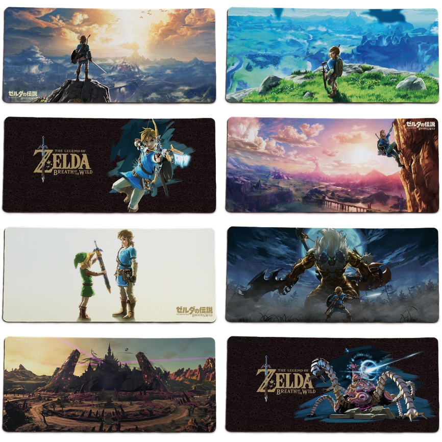 Zelda: ตํานานลมหายใจของป่า 001 800mm*300mm / 800mm*300mm / 230mm*190mm แผ่นรองเมาส์สําหรับเล่นเกม