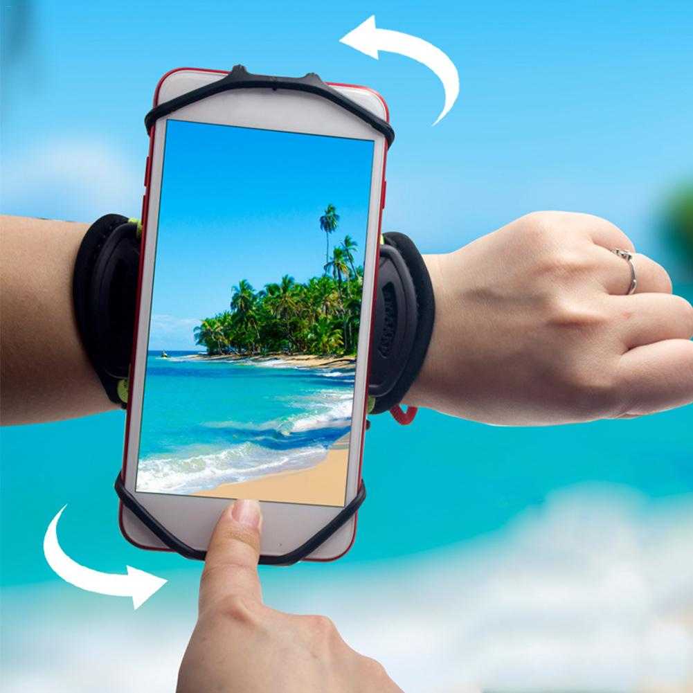Armband Running Sport HP Universal Smartphone Holder Sport สีดํา Y3624