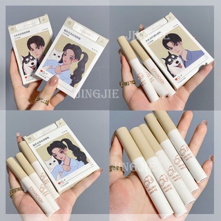 【JINGJIE】Herorange ชุดลิปกลอสเนื้อแมทกันน้ําติดทนนาน 5 ชิ้น / ชุด