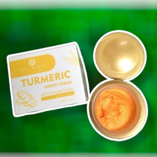 ETE white turmeric night cream 10g ของแท้ เอเต้ไวท์ เอเต้ ขมิ้นเอเต้ ขมิ้นหอม ครีมขมิ้น ครีมกลางคืน ครีมสมุนไพรขมิ้นหอม