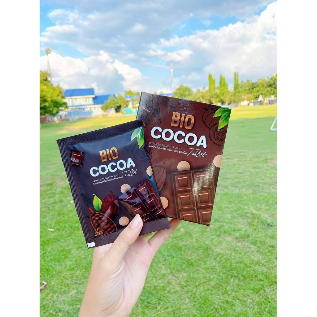 { 1 กล่อง } โกโก้ลดน้ำหนักอัดเม็ดBiococoa 1กล่องมี5ซอง