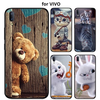 เคส VIVO Y02 Y16 Y02S Y20 Y20S Y20T Y12A Y12S Y20SG Y01 Y15A Y15S Y20I Y21S Y3S T1 T1x Y33T Y21T 5G 2021 Y12 Y17 Y15 Y11 Y11D Y12i Y19 โทรศัพท์มือถือ ลายการ์ตูน สําหรับ