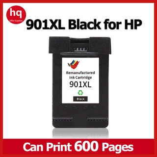 hp 901 สีดำ hp 901xl หมึก hp901xl ตลับหมึกรีฟิลเข้ากันได้สำหรับ HP J4524 / J4535 / J4580 / J4585/ J4624