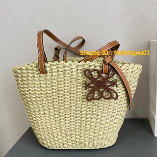 Basket Bag กระเป๋าตระกร้า กระเป๋าช้อปปิ้ง ขนาดใหญ่ ความจุมาก งานสวย กระเป๋าสะพายไหล่ กระเป๋าถือ สะพายใต้วงแขน