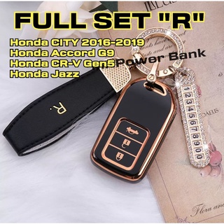 (ฮอนด้า)Luxury case HondaHonda CITY 2016-2019/CR-V Gen5/JAZZ/Accord G9 FULL SET "R" Series