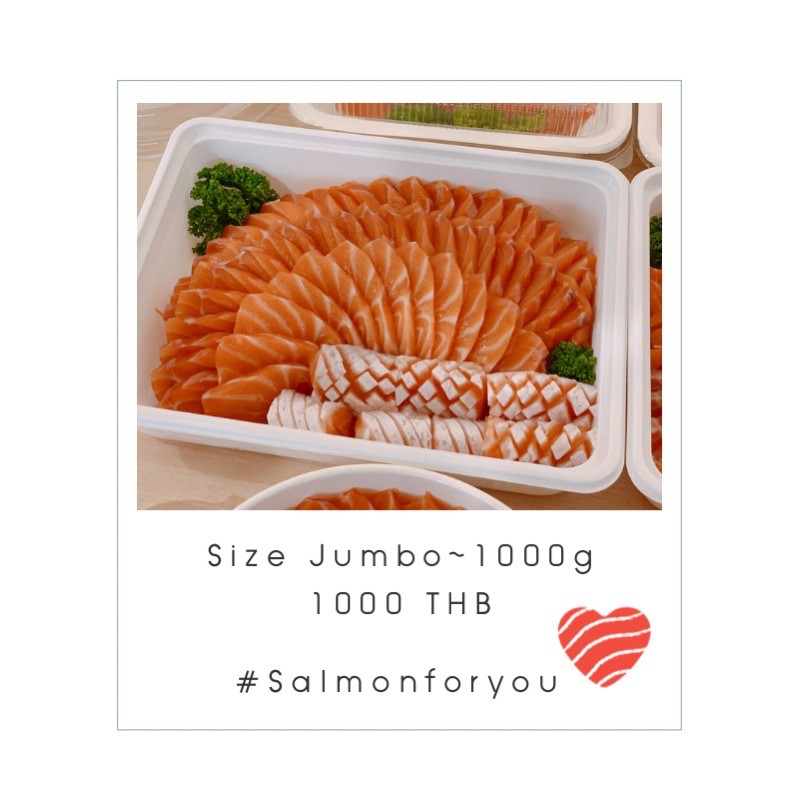 Salmon Sashimi Size Jumbo