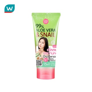 Cathy เคที่ ดอลล์ 99% อโล เวร่า แอนด์ สเนล เซรั่ม ซูทติ้ง เจ…