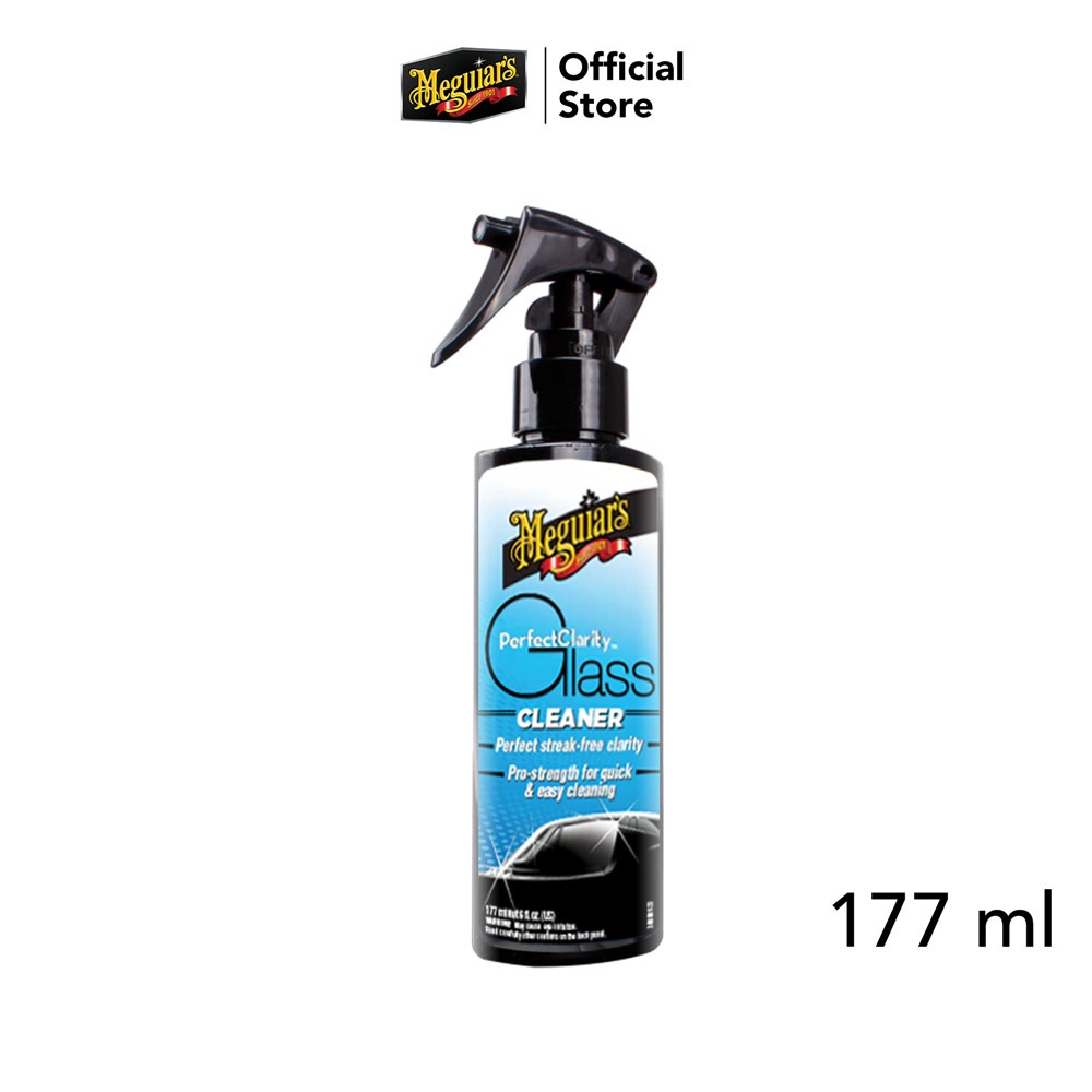 Meguiar's G8206 Perfect Clarity Glass Cleaner สเปรย์ฉีดทำความสะอาดกระจก ขนาด 177 มิลลิลิตร
