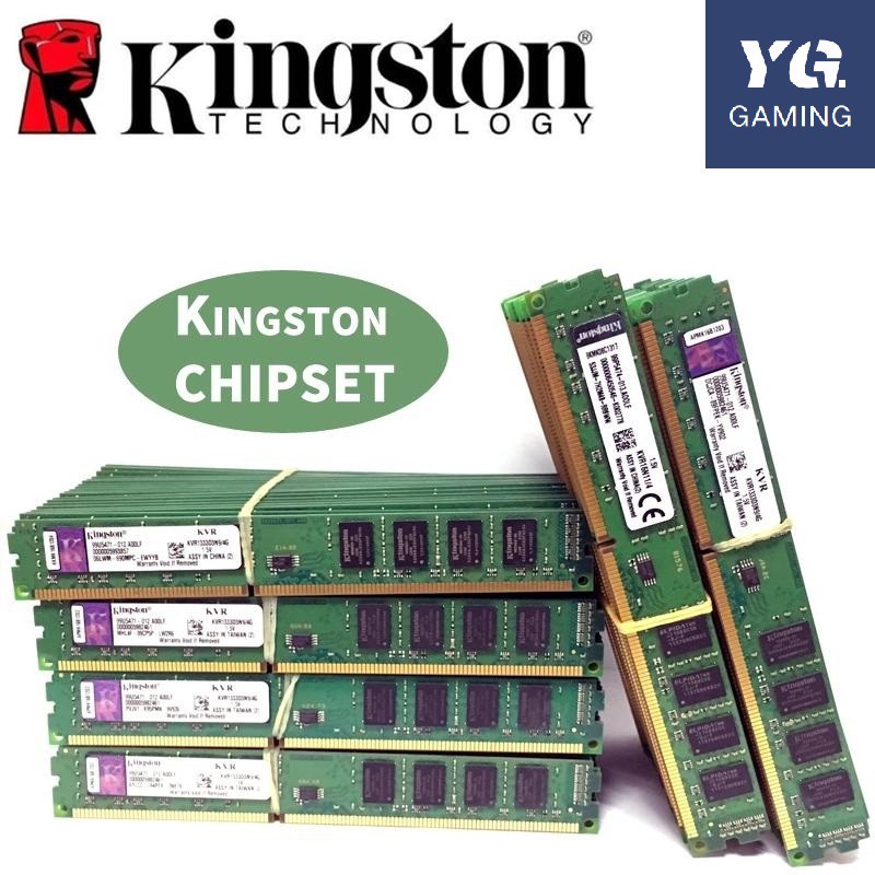 Kingston Ram DDR3 2GB 4GB PC3 1600 1333 MHz หน่วยความจําเดสก์ท็อป 240pin 10600 12800 โมดูลใช้ DIMM RAM