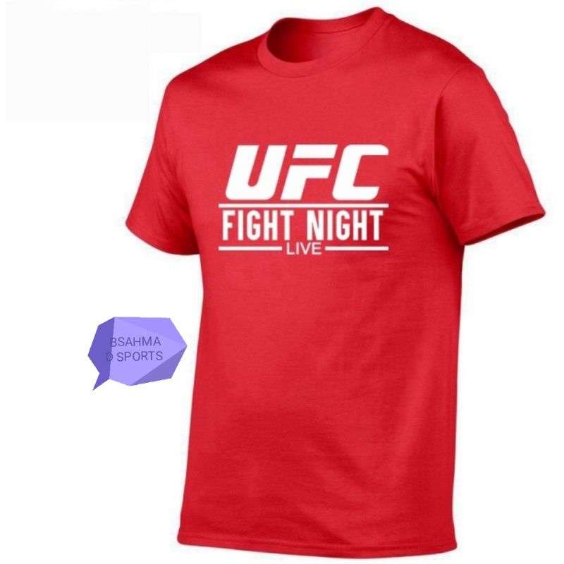 รุ่นใหม่ T_SHIRT กีฬา UFC คุณภาพสูงใน MICROFIBER ORGINAL พิมพ์ O คอ UNISEX GSM170