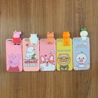 !!!พร้อมส่ง!!! Iphone case TPU หัวเกาะ 5/5s 6/6s 6plus 7 7plus 8 8plus