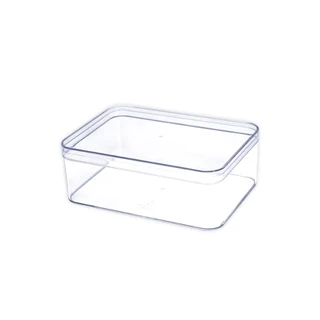 boxbox No.605 L ขนาด 15.5 x 21.8 x 8 ซม. กล่องพลาสติกใสอเนกประสงค์ กล่องเก็บของ กล่องใสใส่อุปกรณ์ D.I.Y 1106058