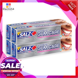 ซอลส์ ยาสีฟัน สูตรอินเท็นซีฟ กัมแคร์ 160 กรัม แพ็ค 4 กล่อง ผลิตภัณฑ์ดูแลช่องปากและฟัน Salz Toothpaste Gum Care 160 g x 4