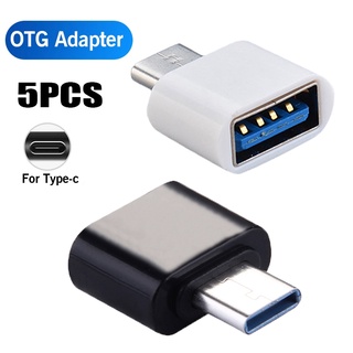 5 ชิ้น Type C OTG USB 3.0 เป็น USB2.0 อะแดปเตอร์ / โทรศัพท์มือถือ เมาส์ คีย์บอร์ด สายข้อมูล สายชาร์จ เชื่อมต่อ / สําหรับ Xiaomi Huawei แล็ปท็อป คีย์บอร์ด ตัวแปลงแฟลช USB