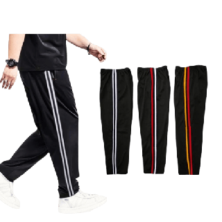 กางเกงวอร์ม 2ไซส์ (ฟรีไฟล์ , 2XL)ขาจั้ม ขาปล่อย K15