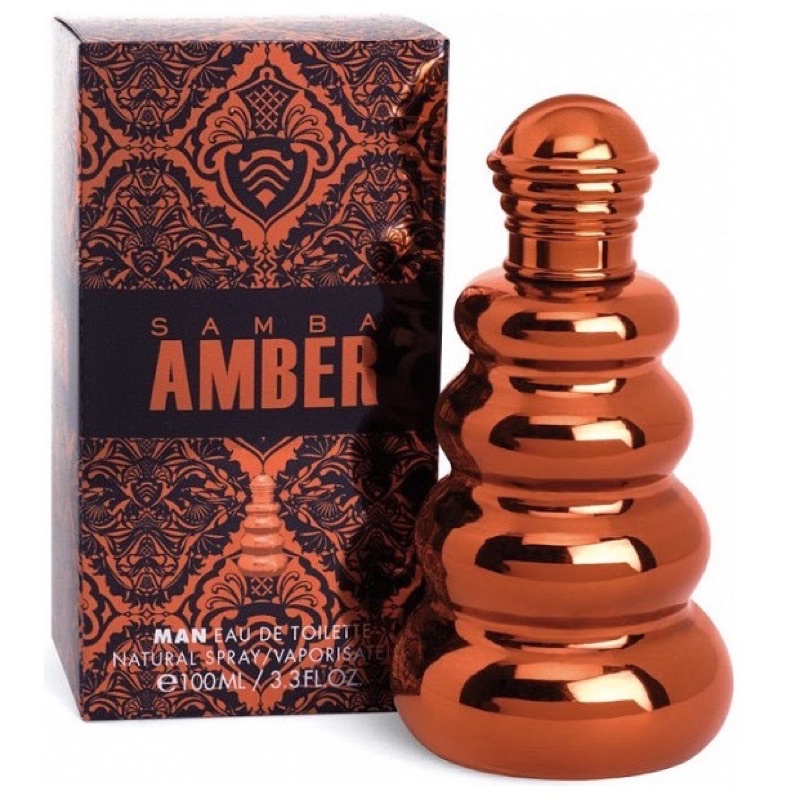SALE‼️น้ำหอมแท้ 100% SAMBA Amber For Man EDT 100 ml.