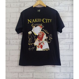 [S-5XL] เสื้อยืด ลาย Naked CITY