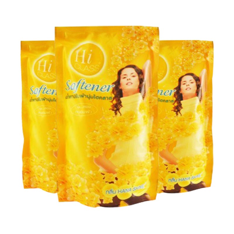 น้ำยาปรับผ้านุ่ม ไฮคลาส  ขนาด450มล (1แพคX3ถุง) - รูปที่ 2