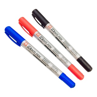 ปากกา SAKURA ปากกา IDENTIPEN 2 หัว (0.4mm-1.0mm) สีน้ำเงิน แดง ดำ