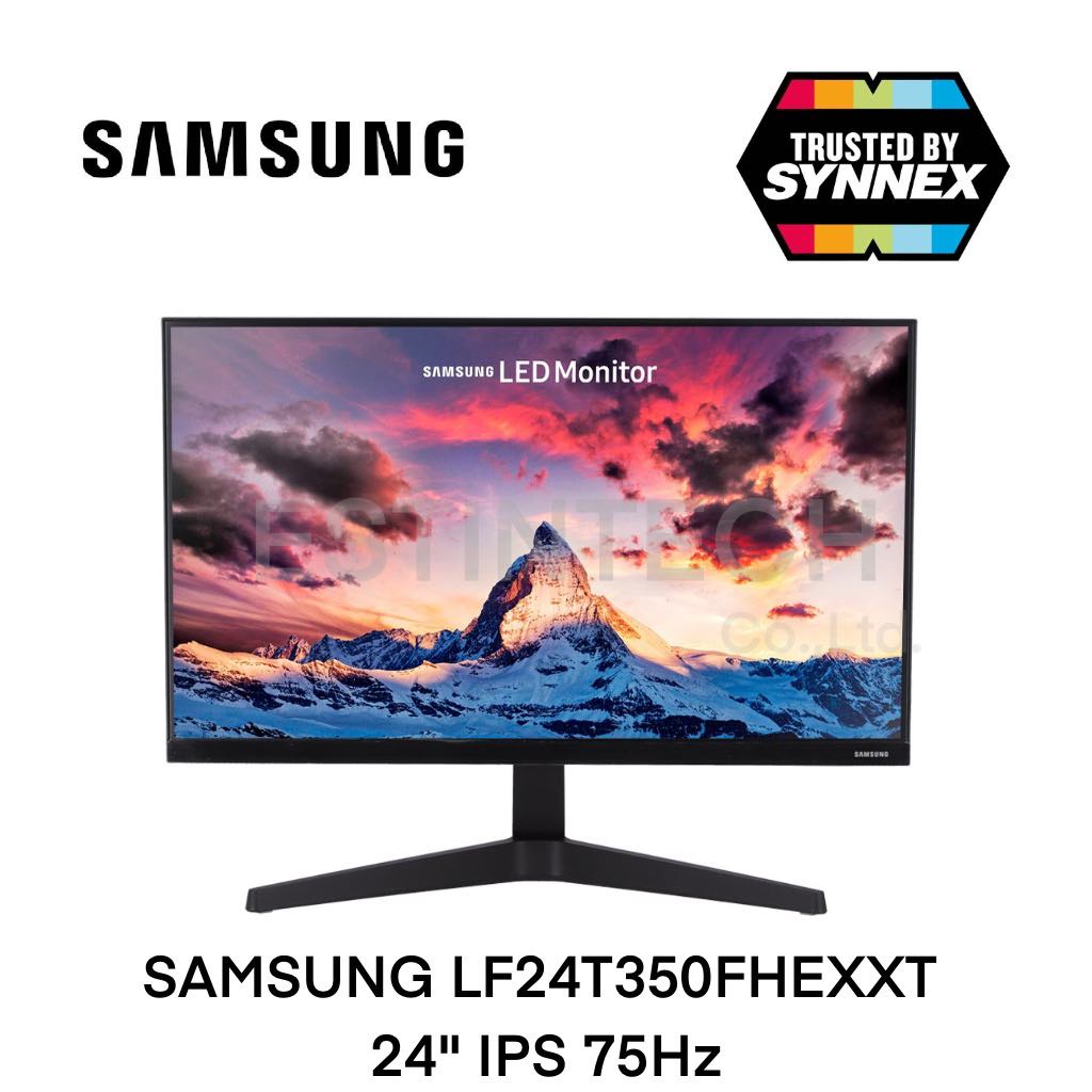 MONITOR (จอมอนิเตอร์) SAMSUNG LF24T350FHEXXT 24" IPS 75Hz ของใหม่ประกัน 3ปี