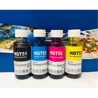 หมึกเติมHP/น้ำหมึกเติม Tank HP  INKJET GT51 รุ่น GT5810,GT5820 4 สี หมึกเกรดเอ สีสด ทดแทนของแท้ได้ดี