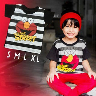 PB447 เสื้อเด็ก ลาย sesame street (elmo)ผ้าเป็น cotton supersoft 100%